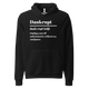 Dankrupt Fleece Pullover Hoodie
