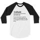 Askhole 3/4 Raglan