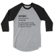 JOMO 3/4 Raglan