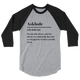 Askhole 3/4 Raglan
