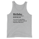 Birthday Tank