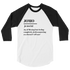JOMO 3/4 Raglan