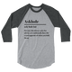 Askhole 3/4 Raglan