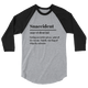 Snaccident 3/4 Raglan