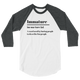Immature 3/4 Raglan