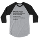 Dankrupt 3/4 Raglan