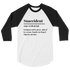 Snaccident 3/4 Raglan