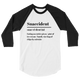 Snaccident 3/4 Raglan